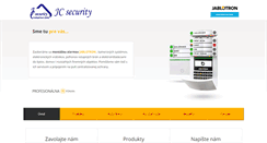 Desktop Screenshot of jcsecurity.sk
